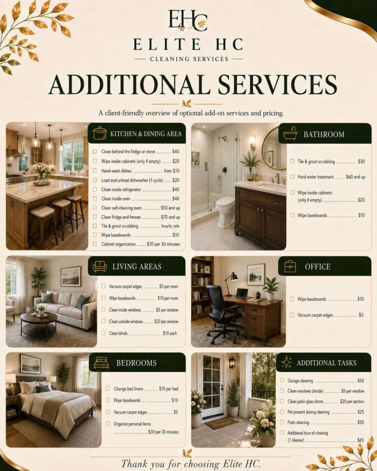 Additional Services & Prices